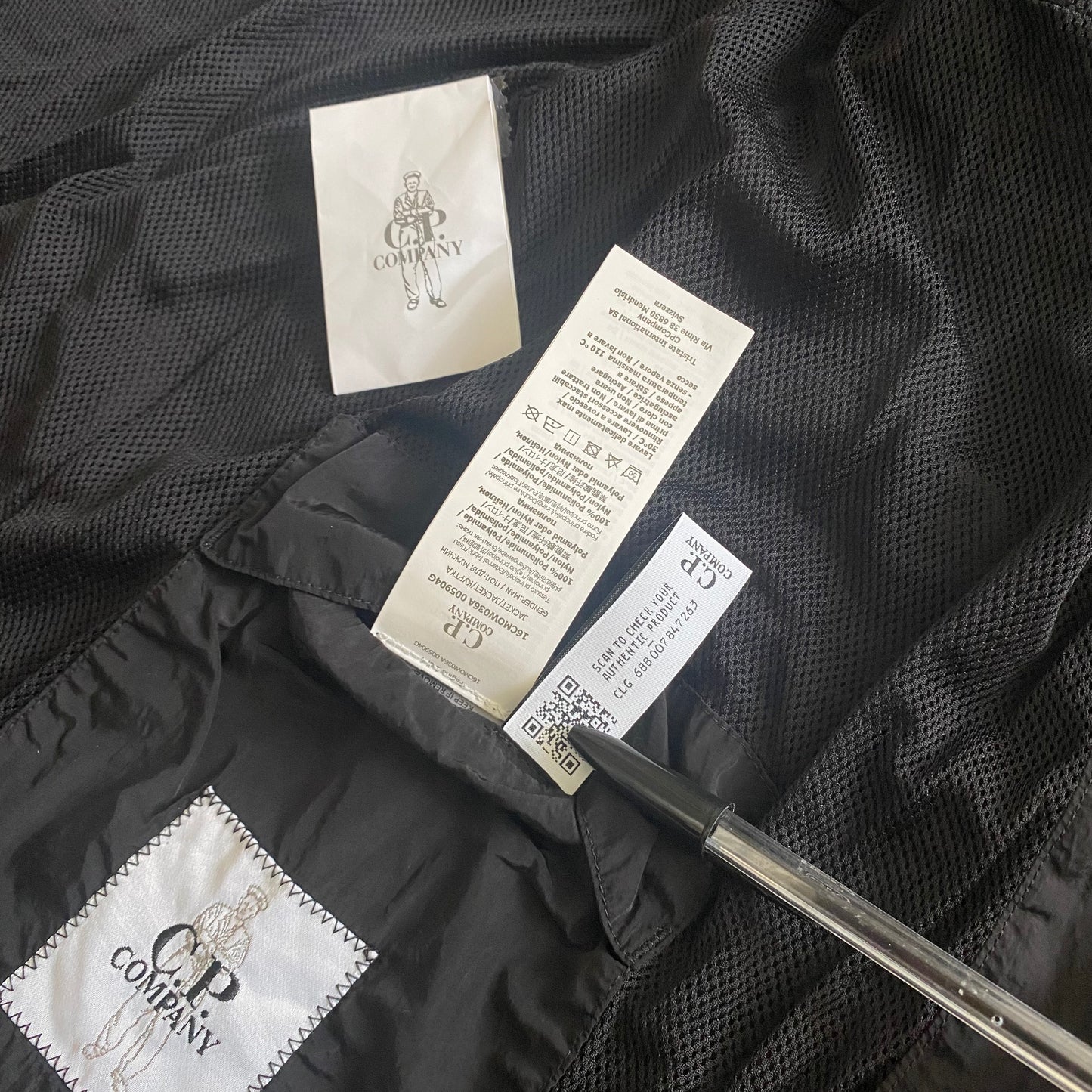 CP Company Chrome-R Hooded Jacket in Black OneWorld Clothing