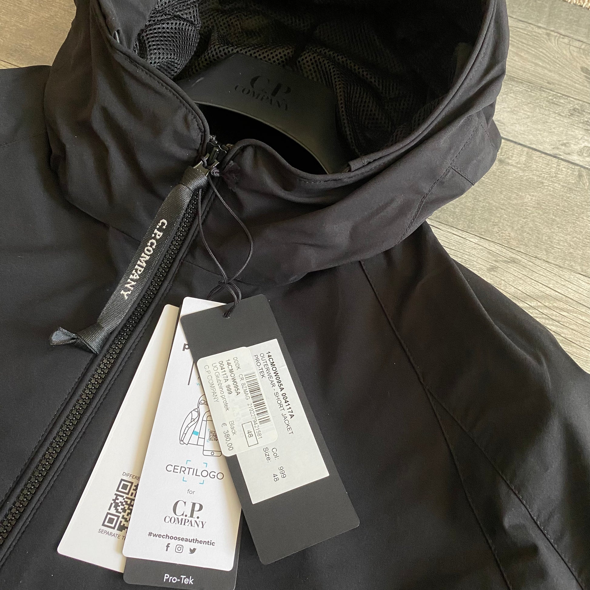 CP Company Pro-Tek Jacket in Black OneWorld Clothing