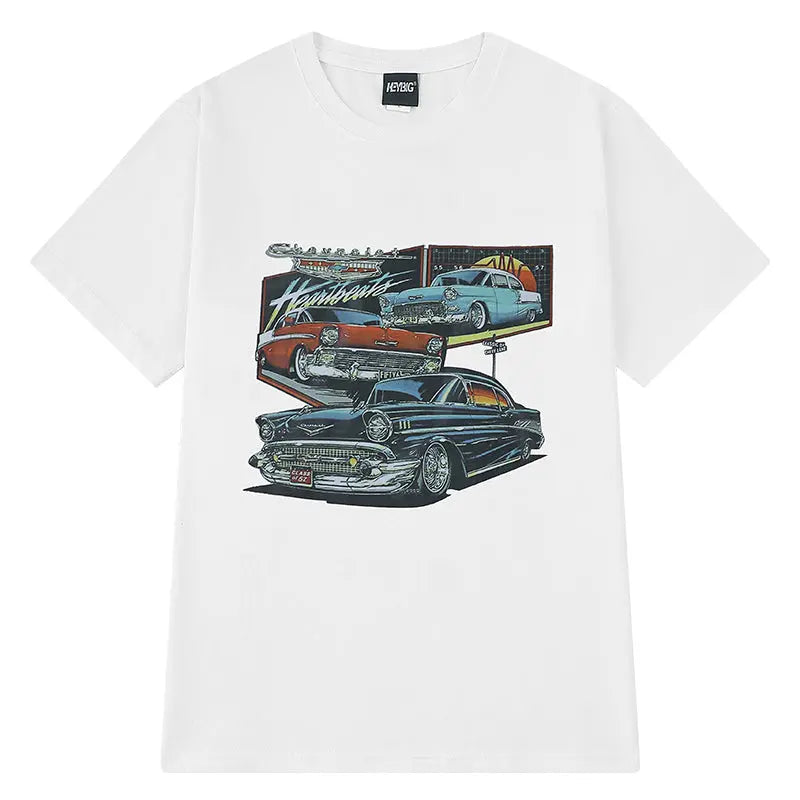 Vintage 90s Style American Car T-Shirt Oneworldclothing
