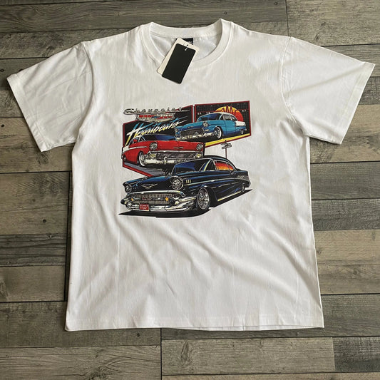 Vintage 90s Style American Car T-Shirt Oneworldclothing